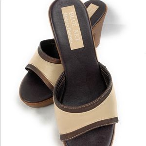 Open toes slip on heels